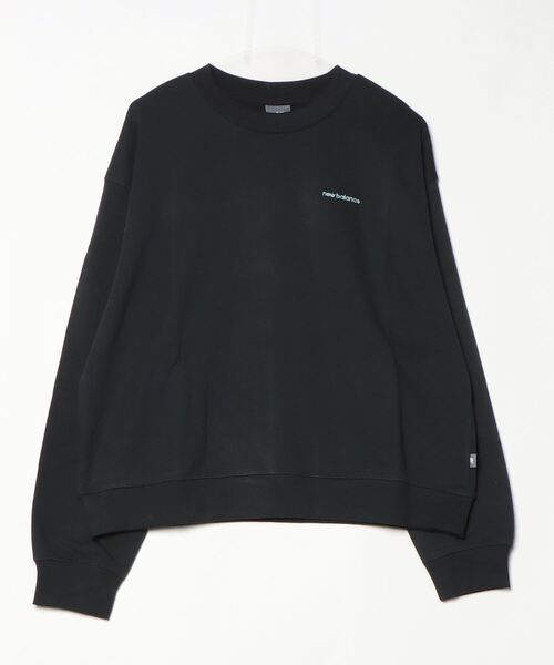 NEW BALANCE（ニューバランス）の「【別注】ニューバランス New Balance ハーバービュークルー 限定コラボ（スウェット・レディース・ライトグレー/オフホワイト/ブラック・XL/L/M/S）」の2枚目の写真