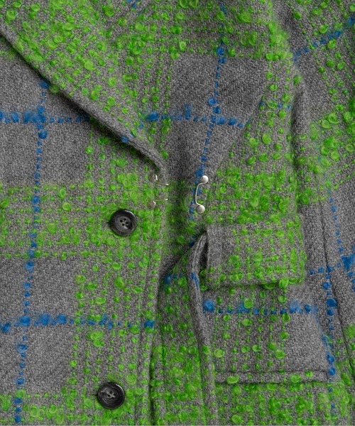 MAISON SPECIAL(メゾンスペシャル)の「Hook Double Coat / ホックダブルコート(チェスターコート・レディース・グレー/ネイビー・FREE)」の17枚目の写真