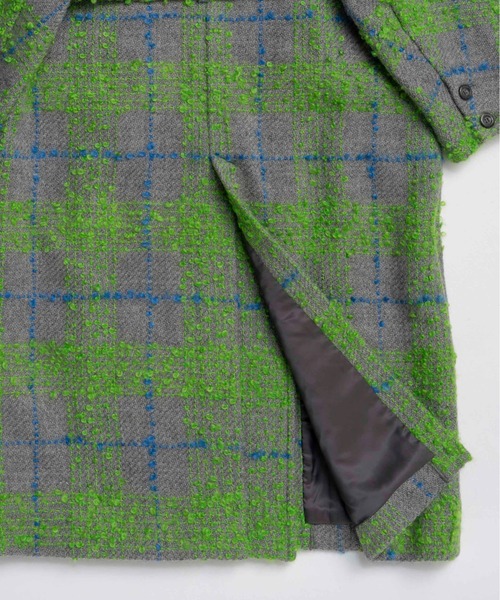 MAISON SPECIAL(メゾンスペシャル)の「Hook Double Coat / ホックダブルコート(チェスターコート・レディース・グレー/ネイビー・FREE)」の19枚目の写真