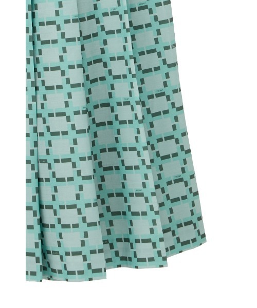 CLANE（クラネ）の「CLANE x FRGMT WALL GRAPHIC PLEATS SKIRT（スカート・レディース・カーキ/ブラック・XS/S/M）」の15枚目の写真