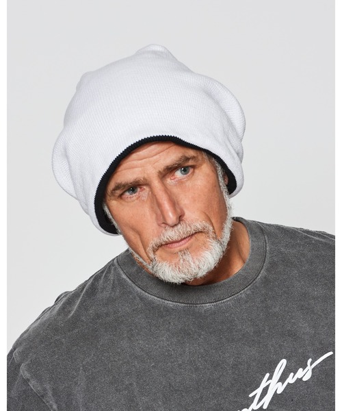 ACANTHUS（アカンサス）の「ACANTHUS:Balloon Knit Cap（ニットキャップ/ビーニー・メンズ・ホワイト・FREE）」の2枚目の写真