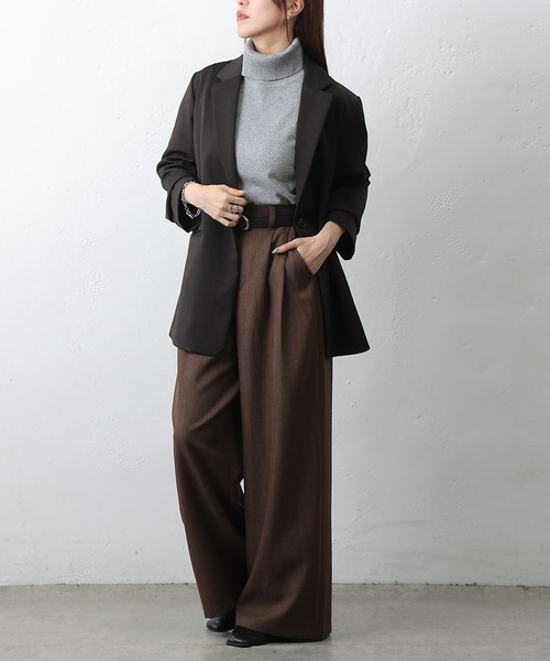 COLONY 2139(コロニートゥーワンスリーナイン)の「ラメタートルニットトップス(ニット/セーター・レディース・ブラック/オフホワイト/グレー/ブラウン・FREE)」の9枚目の写真