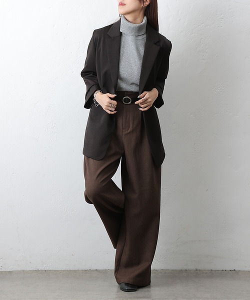 COLONY 2139(コロニートゥーワンスリーナイン)の「ラメタートルニットトップス(ニット/セーター・レディース・ブラック/オフホワイト/グレー/ブラウン・FREE)」の10枚目の写真