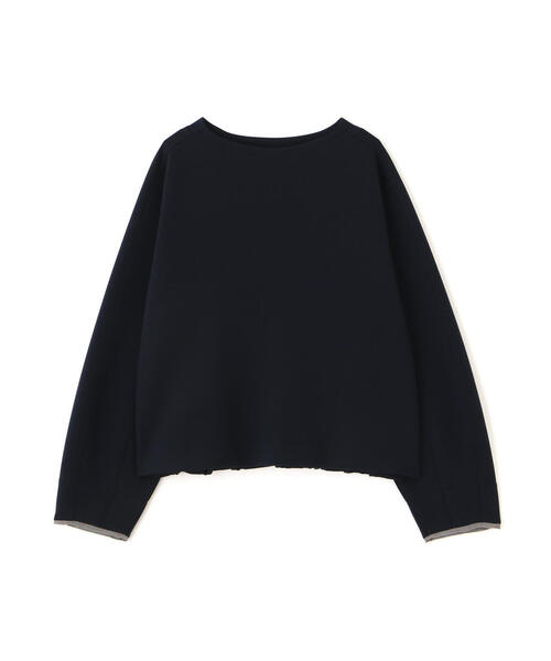 human woman（ヒューマンウーマン）の「◆チェックドッキングダンボールプルオーバー（Tシャツ/カットソー・レディース・ネイビー/ホワイト・MEDIUM）」の15枚目の写真