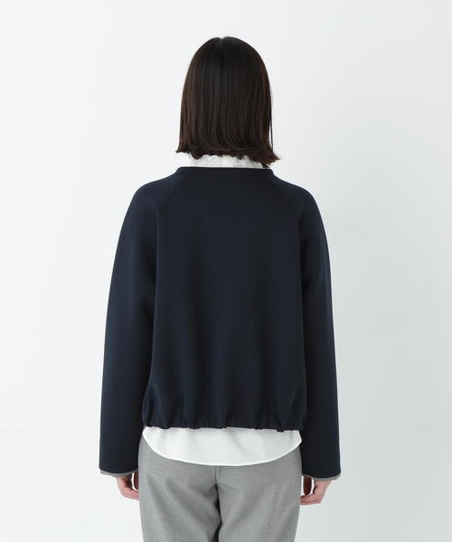 human woman（ヒューマンウーマン）の「◆チェックドッキングダンボールプルオーバー（Tシャツ/カットソー・レディース・ネイビー/ホワイト・MEDIUM）」の19枚目の写真