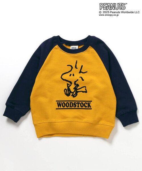 PEANUTS（ピーナッツ）の「PEANUTSコラボ ラグラントレーナー（スウェット・キッズ・ブラック/ブルー/イエロー/ブラウン/レインボー・90/100/140/80/120/130/110）」の11枚目の写真