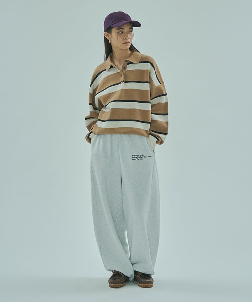 セール】PATCH EMBROIDERY SWEAT PANTS（スウェットパンツ）｜ROSE BUD