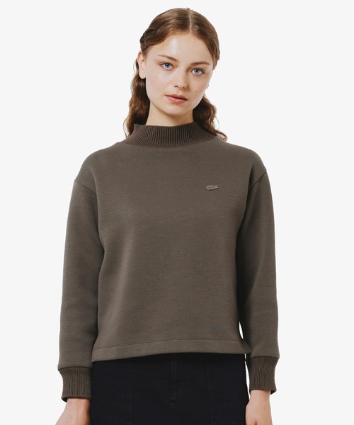 セール】ダンボールニット ハイネックプルオーバースウェット