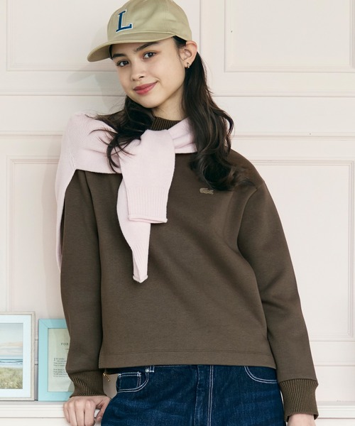 セール】ダンボールニット ハイネックプルオーバースウェット