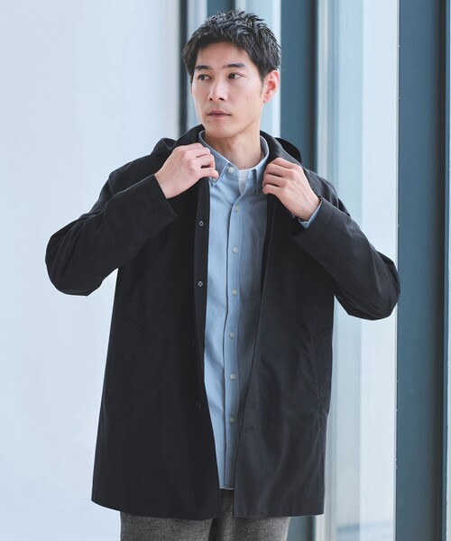 ルミレットウール TAION フード バルカラーコート -撥水-（ステン