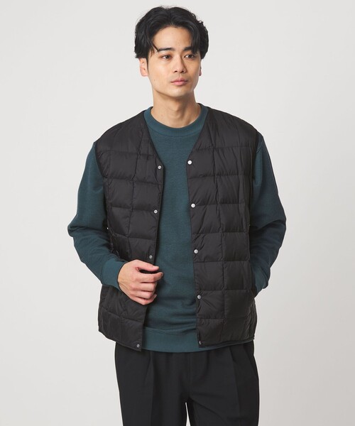 green label relaxing（グリーンレーベルリラクシング）の「ルミレットウール TAION フード バルカラーコート -撥水-（ステンカラーコート・メンズ・ブラウン系/ダークグレー/ネイビー・M/L/XL/S）」の19枚目の写真