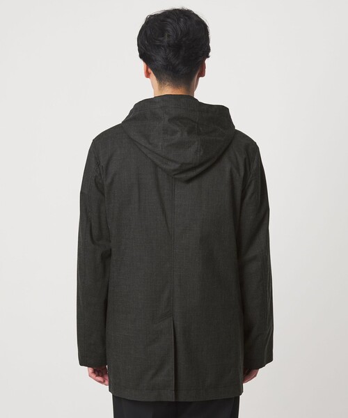 セール】ルミレットウール TAION フード バルカラーコート -撥水