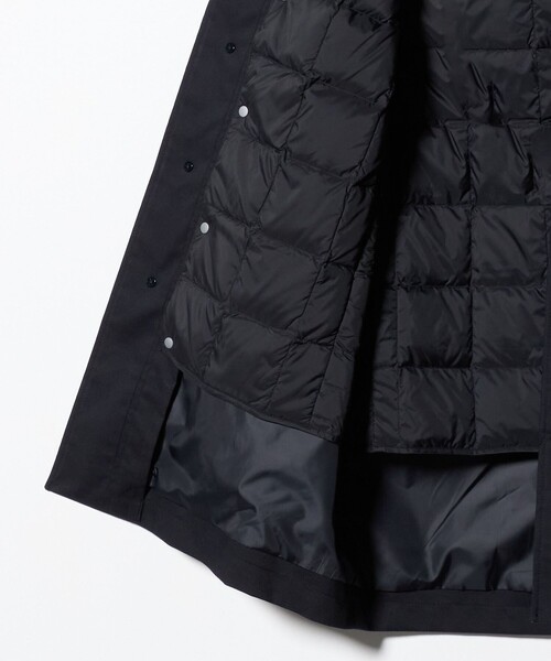 green label relaxing（グリーンレーベルリラクシング）の「ルミレットウール TAION フード バルカラーコート -撥水-（ステンカラーコート・メンズ・ブラウン系/ダークグレー/ネイビー・M/L/XL/S）」の4枚目の写真