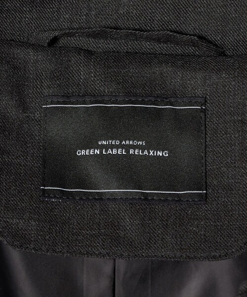 green label relaxing（グリーンレーベルリラクシング）の「ルミレットウール TAION フード バルカラーコート -撥水-（ステンカラーコート・メンズ・ブラウン系/ダークグレー/ネイビー・M/L/XL/S）」の8枚目の写真