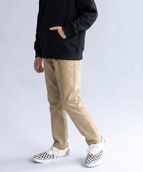 NAVY(ネイビー)の「NAVY のびるモン デニムストレッチストレートリブパンツ(デニムパンツ・キッズ・ブラック/ブルー/ネイビー/ベージュ・120/160/150/140/130)」の3枚目の写真