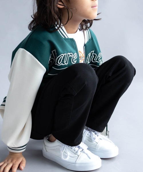 NAVY(ネイビー)の「NAVY のびるモン デニムストレッチストレートリブパンツ(デニムパンツ・キッズ・ブラック/ブルー/ネイビー/ベージュ・120/160/150/140/130)」の7枚目の写真