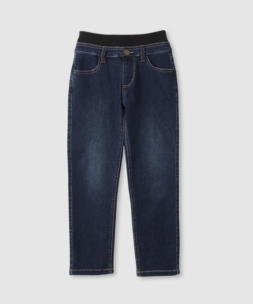 NAVY(ネイビー)の「NAVY のびるモン デニムストレッチストレートリブパンツ(デニムパンツ・キッズ・ブラック/ブルー/ネイビー/ベージュ・120/160/150/140/130)」の10枚目の写真