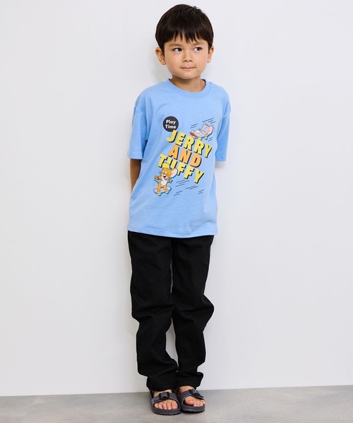 NAVY(ネイビー)の「NAVY のびるモン デニムストレッチストレートリブパンツ(デニムパンツ・キッズ・ブラック/ブルー/ネイビー/ベージュ・120/160/150/140/130)」の22枚目の写真