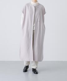 『一部WEB限定カラー』ウールミルドジレワンピース