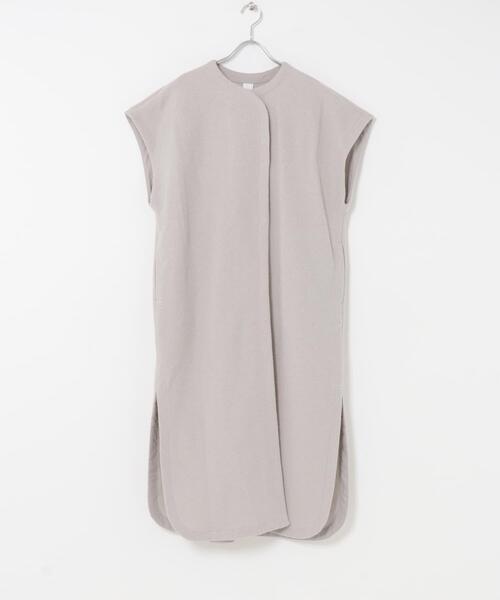 かぐれ（カグレ）の「『一部WEB限定カラー』ウールミルドジレワンピース（ワンピース・レディース・ライトグレー/スミクロ・FREE）」の10枚目の写真
