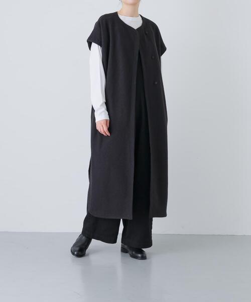 セール】『一部WEB限定カラー』ウールミルドジレワンピース