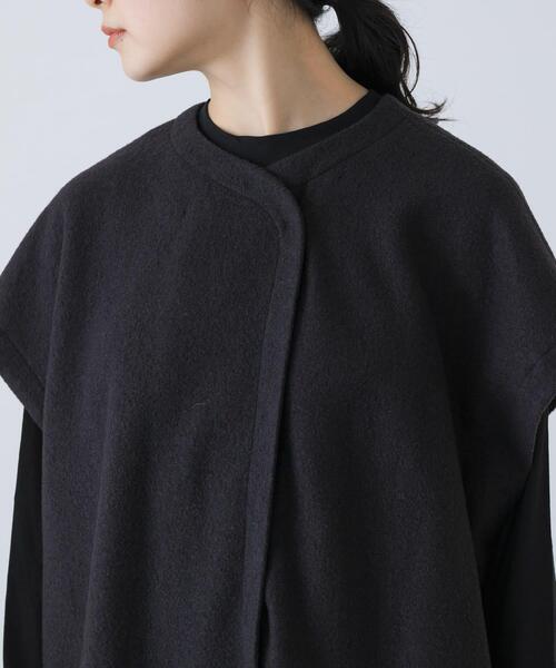 かぐれ（カグレ）の「『一部WEB限定カラー』ウールミルドジレワンピース（ワンピース・レディース・ライトグレー/スミクロ・FREE）」の22枚目の写真