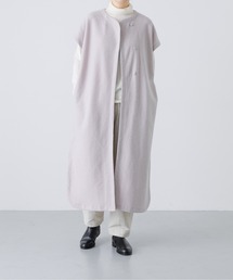 かぐれ ウールミルドロングワンピース　アイボリー　フリーサイズ　kagure pu7742-01_1.jpg