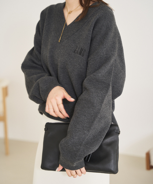 GIANNI CHIARINI(ジャンニ キアリーニ)の「《WEB限定》GIANNI CHIARINI/ジャン二 キアリー二 HARMY2POCKET(ショルダーバッグ・レディース・ブラック・FREE)」の19枚目の写真