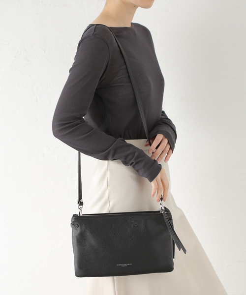 GIANNI CHIARINI(ジャンニ キアリーニ)の「《WEB限定》GIANNI CHIARINI/ジャン二 キアリー二 HARMY2POCKET(ショルダーバッグ・レディース・ブラック・FREE)」の20枚目の写真