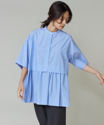 LE SOUK（ルスーク）の「タイプライターストライプ ティアードブラウス（シャツ/ブラウス）」