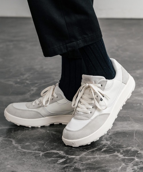 THE NORTH FACE（ザノースフェイス）の「THE NORTH FACE DOME レースアップスニーカー ランニングシューズ（スニーカー・メンズ・オフホワイト/ライトブルー/グリーン・25cm/26cm/27cm/28cm）」の4枚目の写真