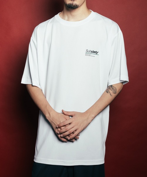 SBCY Sport（エスビーシーワイスポーツ）の「Dry tee S/S-Trust-（Tシャツ/カットソー・メンズ・ホワイト/ブラック・XX-LARGE/X-LARGE/LARGE/MEDIUM）」の6枚目の写真