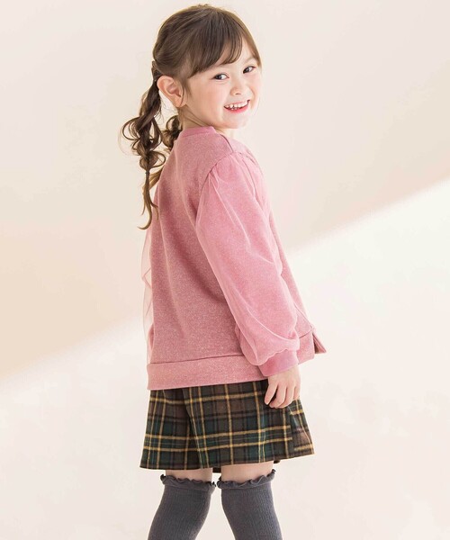 Noeil aime BeBe（ノイユエイムベベ）の「【お揃い】チェック柄キュロット（その他パンツ・キッズ・レッド系その他/グリーン系その他・130cm/120cm/110cm/100cm）」の7枚目の写真