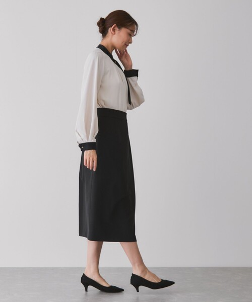 Jayro(ジャイロ)の「2WAYストレッチスカート(スカート・レディース・ブラック/グレー系その他/ネイビー・L/M/S)」の8枚目の写真