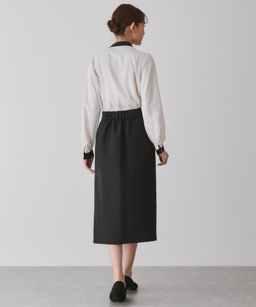 Jayro(ジャイロ)の「2WAYストレッチスカート(スカート・レディース・ブラック/グレー系その他/ネイビー・L/M/S)」の9枚目の写真