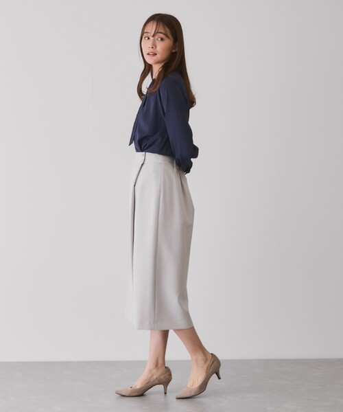 Jayro(ジャイロ)の「2WAYストレッチスカート(スカート・レディース・ブラック/グレー系その他/ネイビー・L/M/S)」の16枚目の写真