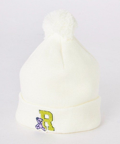 repipi armario（レピピ アルマリオ）の「ニットキャップ（キャップ・キッズ・ネイビー/ホワイト・FREE）」の2枚目の写真