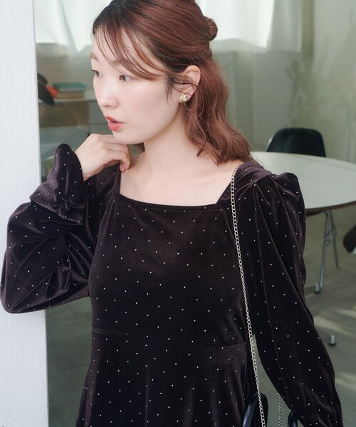 Kastane（カスタネ）の「【結婚式/オケージョン】ベロアスタッズミニ