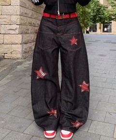 ランダムリボンデニムパンツ（デニムパンツ）｜Darich