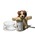 PUEBCO�i�v�G�u�R�j�́uBOROSILICATE GLASS PET BOWL�i���̑��y�b�g�O�b�Y�j�v�b�N���A