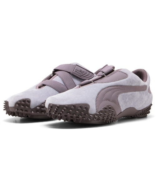 PUMA(プーマ)の「PUMA MOSTRO VELVET DREAM WNS(プーマ モストロ ベルベット ドリーム ウィメンズ)(スニーカー・レディース・グレー系/ベージュ系・23cm/23.5cm/24cm/24.5cm/25cm)」の1枚目の写真