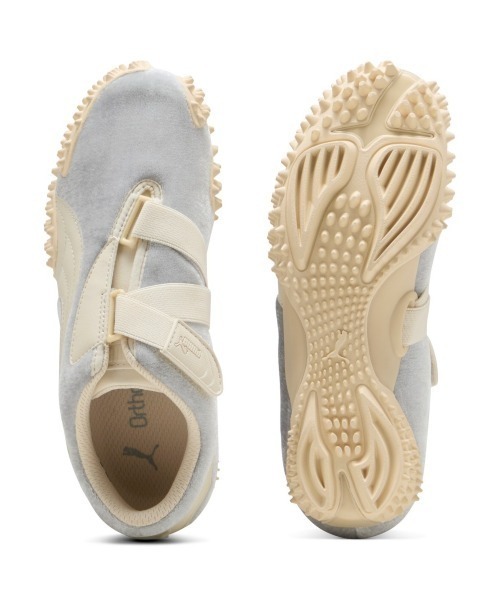 PUMA(プーマ)の「PUMA MOSTRO VELVET DREAM WNS(プーマ モストロ ベルベット ドリーム ウィメンズ)(スニーカー・レディース・グレー系/ベージュ系・23cm/23.5cm/24cm/24.5cm/25cm)」の3枚目の写真