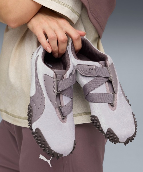 PUMA(プーマ)の「PUMA MOSTRO VELVET DREAM WNS(プーマ モストロ ベルベット ドリーム ウィメンズ)(スニーカー・レディース・グレー系/ベージュ系・23cm/23.5cm/24cm/24.5cm/25cm)」の12枚目の写真