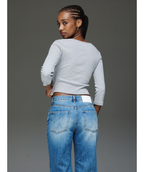 GLOWNY（グロウニ―）の「THE JANE JEANS (BLUE)（デニムパンツ・レディース・その他・MEDIUM/LARGE）」の5枚目の写真