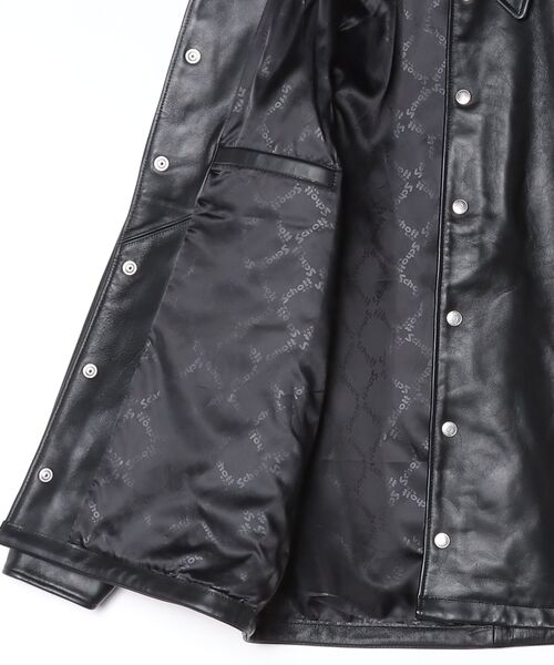 Schott/ショット] シープレザー コーチジャケット（ライダース