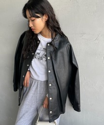 [Schott/ショット] シープレザー コーチジャケット