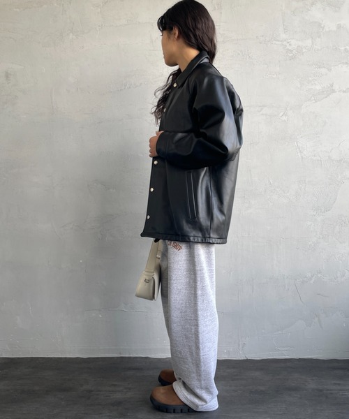 schott（ショット）の「[Schott/ショット] シープレザー コーチジャケット（ライダースジャケット・メンズ・ブラック・M/L）」の11枚目の写真