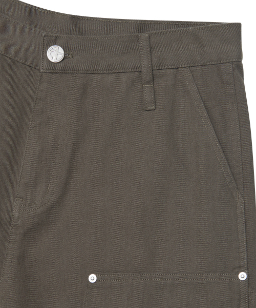 NOMANUAL(NOMANUAL)の「DIVIDED DOUBLE KNEE PANTS - CHARCOAL(その他パンツ・レディース・その他・LARGE/SMALL/MEDIUM)」の5枚目の写真