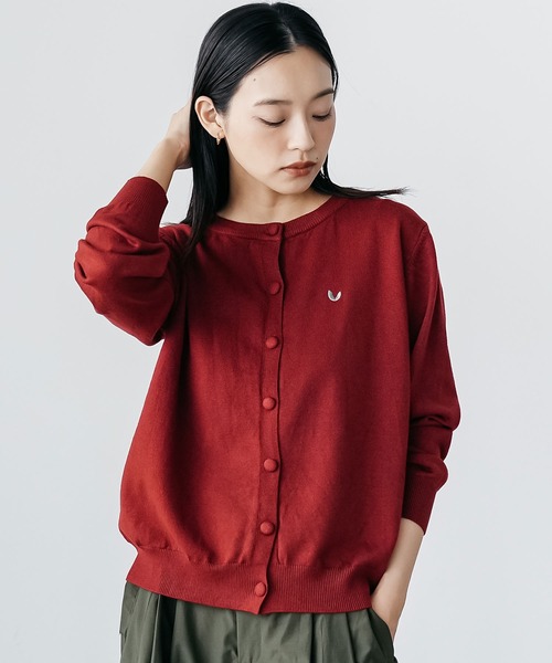 セール】ハート刺繍ニットカーディガン（カーディガン/ボレロ）｜mili