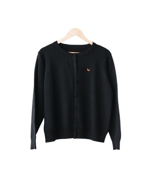 セール】ハート刺繍ニットカーディガン（カーディガン/ボレロ）｜mili